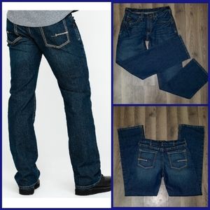 Men's Ariat Rebar M4 Low Rise Boot Cut Jeans SZ 32